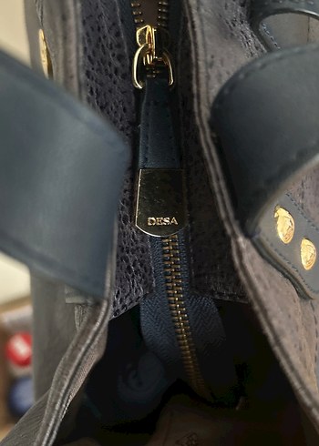 DESA marka sıfır çanta  Tokalı Gri lDeri Kadın Çantası - Görsel 10