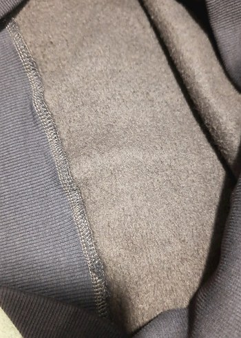 Kadın Gri Bisiklet Yaka Sweatshirt - Görsel 2