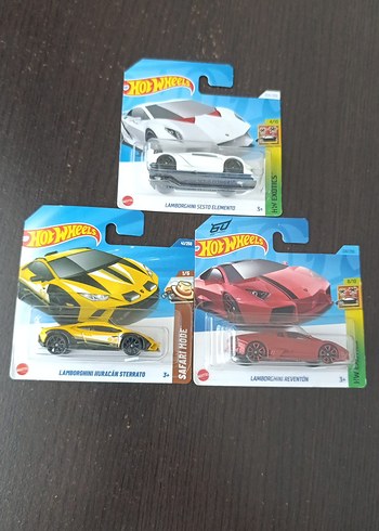 Hot Wheels 3 adet Lamborghini