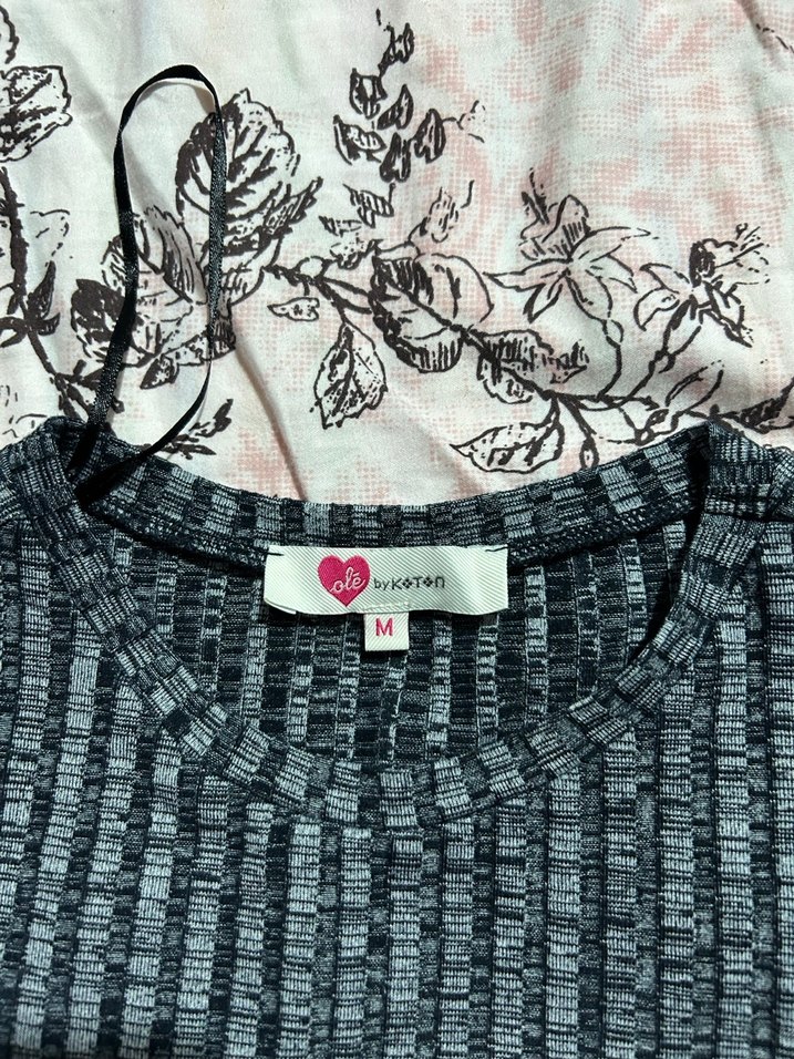 Gri Triko Kadın Uzun Kollu Elbise - Görsel 3