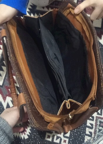 Kapitone Deri Kadın Çanta Siyah - Görsel 7