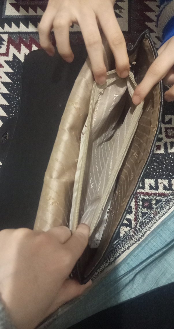 Kapitone Deri Kadın Çanta Siyah - Görsel 3