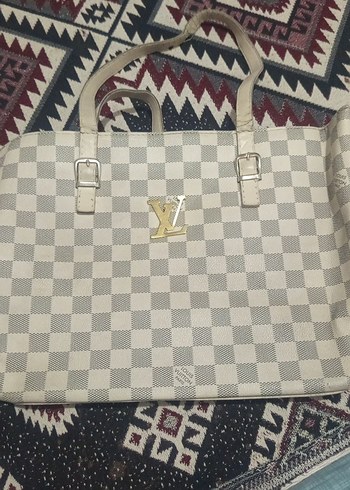 Gri Deri Tokalı Bohem Kadın Çanta 2'lii - Görsel 2