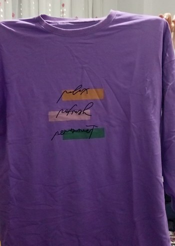 Bej Baskılı Kadın Sweatshirt, Uzun Kollu, Salaş - Görsel 4