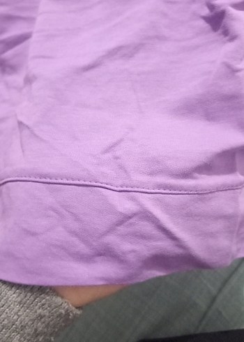 Bej Baskılı Kadın Sweatshirt, Uzun Kollu, Salaş - Görsel 5