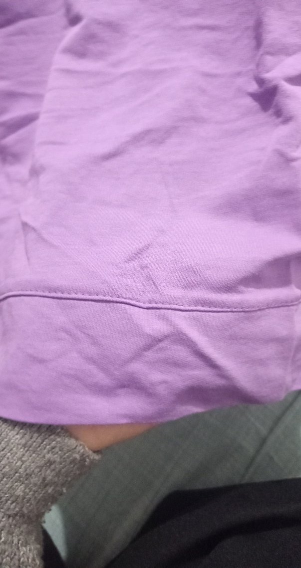 Bej Baskılı Kadın Sweatshirt, Uzun Kollu, Salaş - Görsel 5