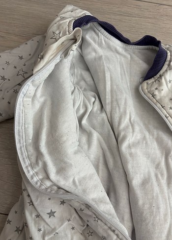 Gri Yıldız Desenli Bebek Tulumu - Görsel 3