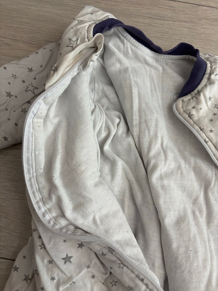 Gri Yıldız Desenli Bebek Tulumu - Görsel 3