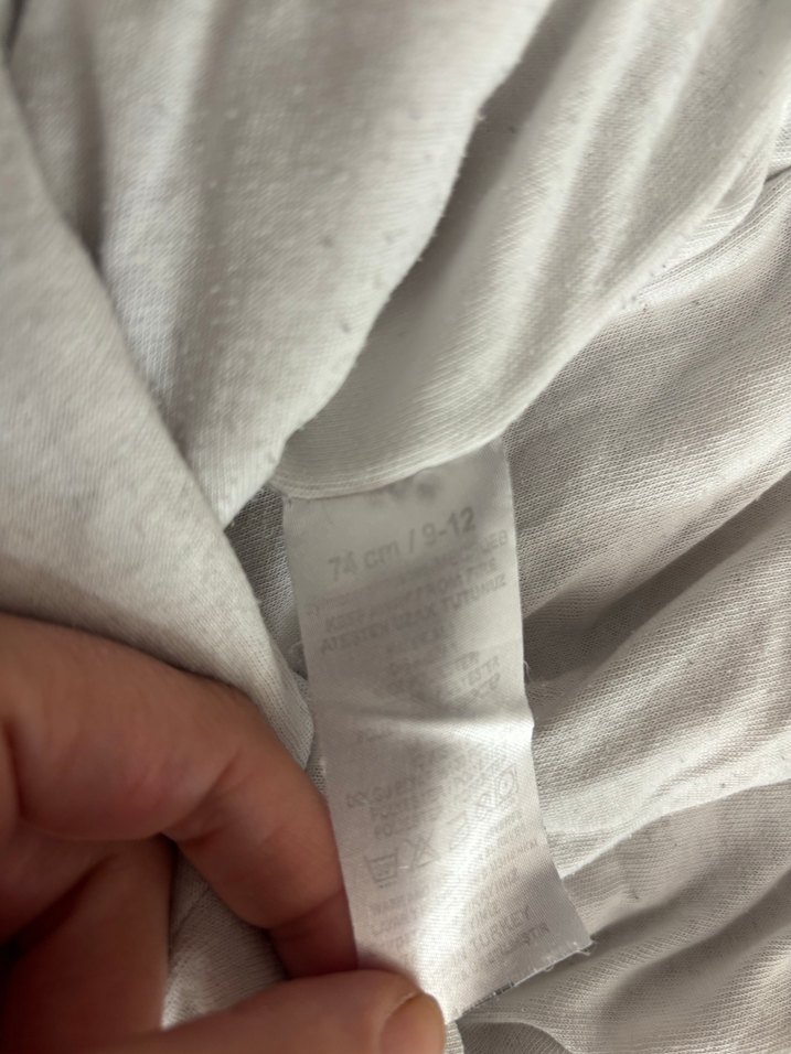 Gri Yıldız Desenli Bebek Tulumu - Görsel 2