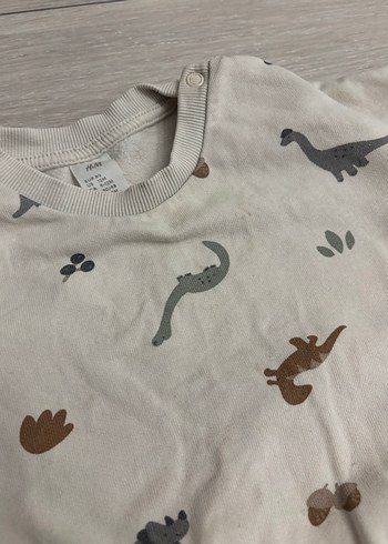 Erkek Çocuk Gri Desenli Sweatshirt - Görsel 2