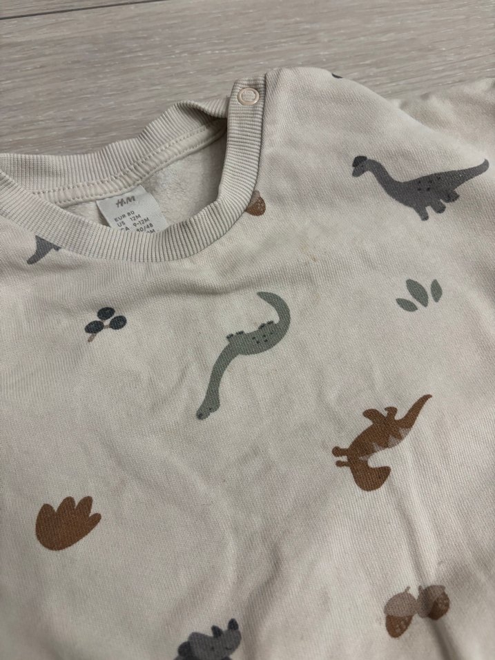 Erkek Çocuk Gri Desenli Sweatshirt - Görsel 2