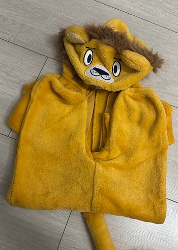 Peluş Aslan Desenli Bebek Tulumu - Görsel 7