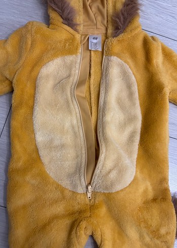 Peluş Aslan Desenli Bebek Tulumu - Görsel 5