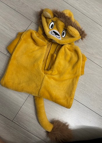 Peluş Aslan Desenli Bebek Tulumu - Görsel 8