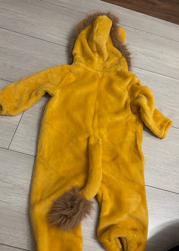 Peluş Aslan Desenli Bebek Tulumu - Görsel 9