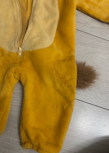 Peluş Aslan Desenli Bebek Tulumu - Görsel 6