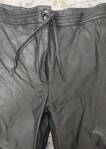 Unisex Hakiki Deri Pantolon - Görsel 4