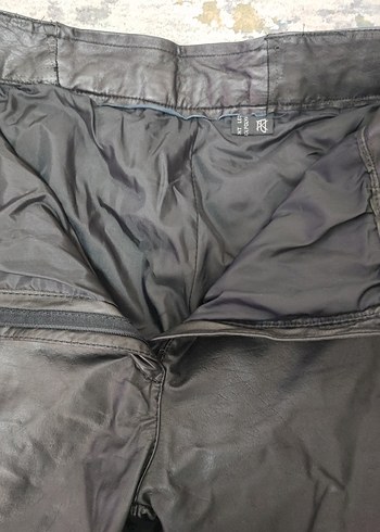 Unisex Hakiki Deri Pantolon - Görsel 2