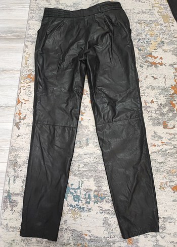 Unisex Hakiki Deri Pantolon - Görsel 5