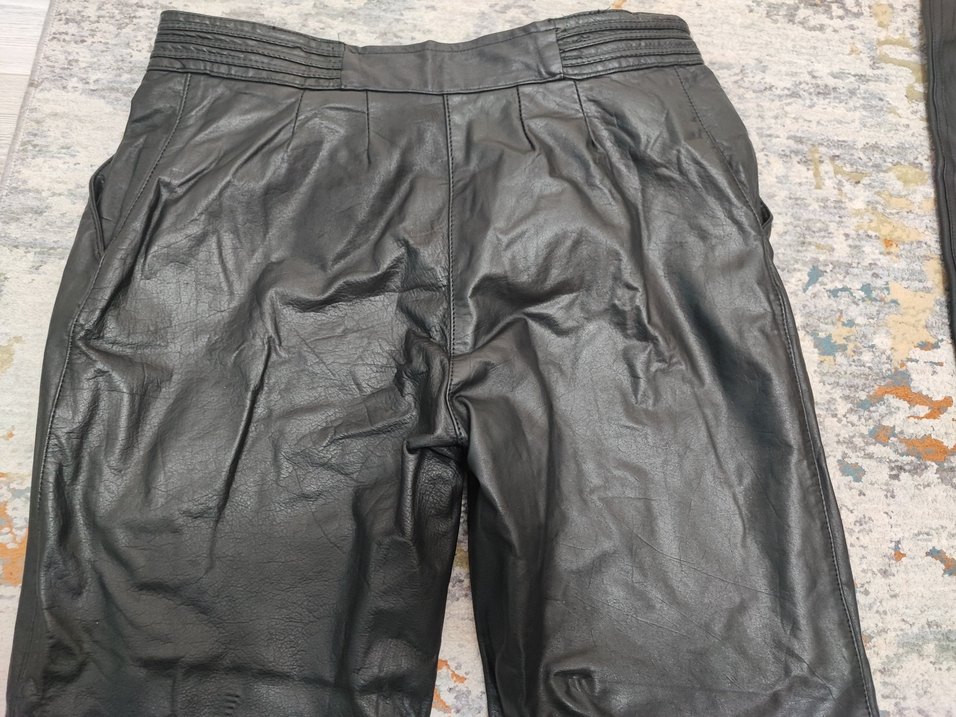 Unisex Hakiki Deri Pantolon - Görsel 3