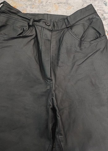 Hakiki Deri Pantolon Unisex - Görsel 2