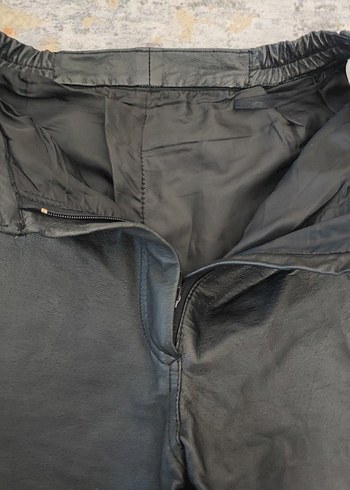 Hakiki Deri Pantolon Unisex - Görsel 3