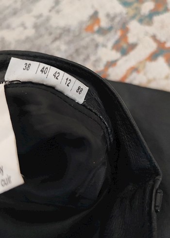 Hakiki Deri Pantolon Unisex - Görsel 4