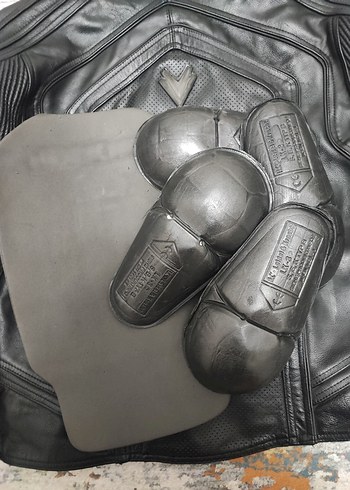 Frank Thomas deri erkek motorcu montu. - Görsel 7