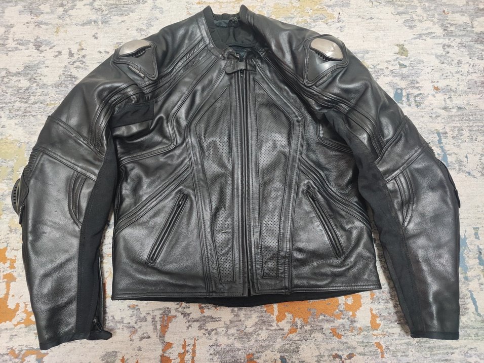 Frank Thomas deri erkek motorcu montu. - Görsel 2