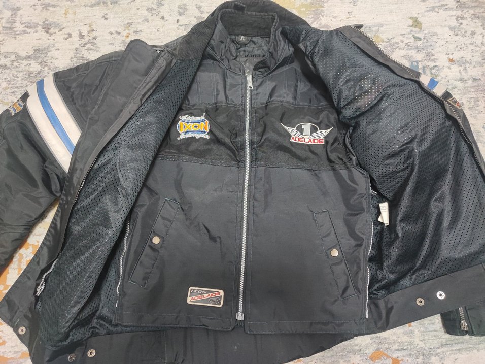 İxon motorcu mont, yelek,pantolon takım - Görsel 5