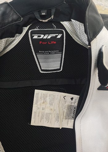 Difi unisex deri motorcu montu. - Görsel 4