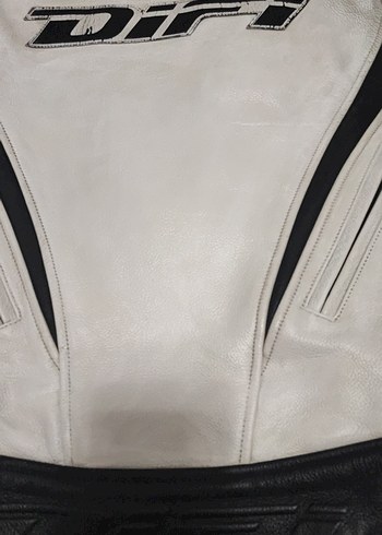 Difi unisex deri motorcu montu. - Görsel 8