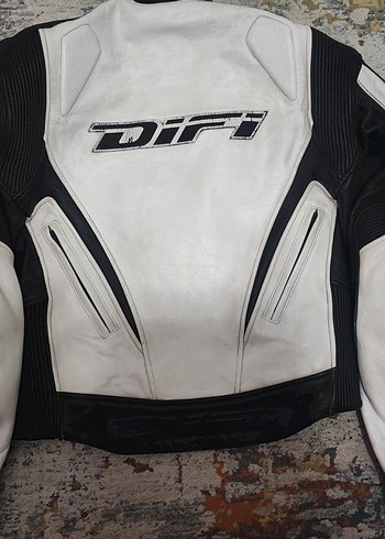 Difi unisex deri motorcu montu. - Görsel 7