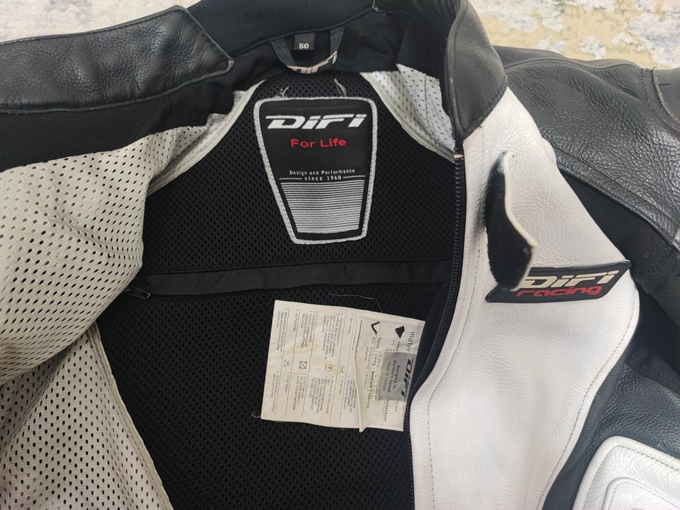 Difi unisex deri motorcu montu. - Görsel 4