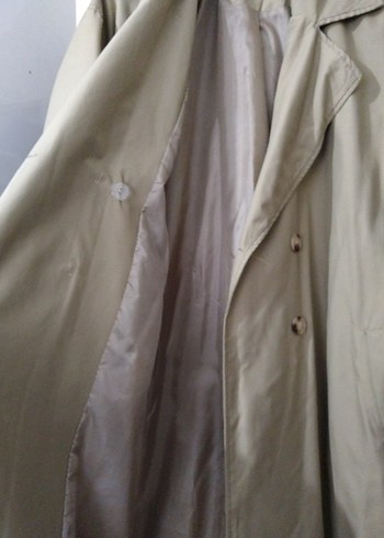 Kemerli Midi Bej Kadın Trençkot - Görsel 3