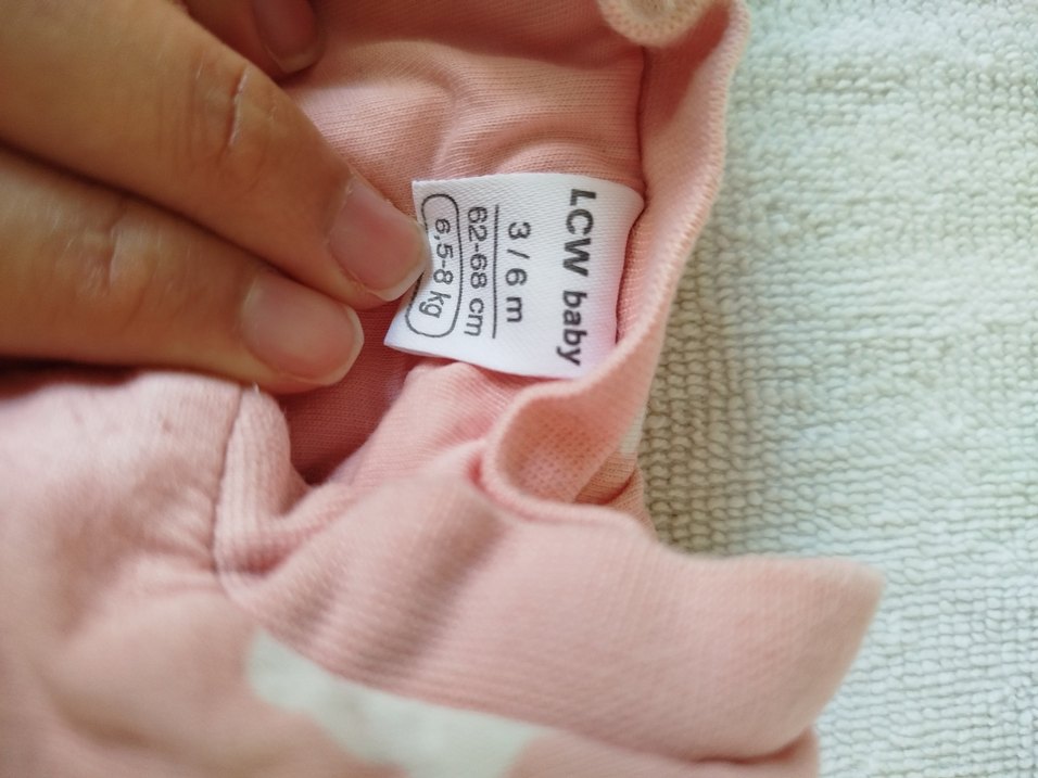 Pembe Baskılı Bebek uyku Tulumu 2.5 tog - Görsel 3