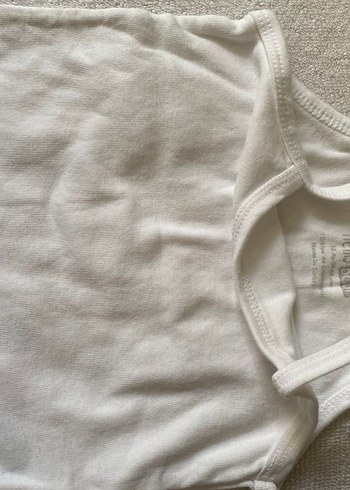 Beyaz Askılı kız bebek Atlet - Görsel 2