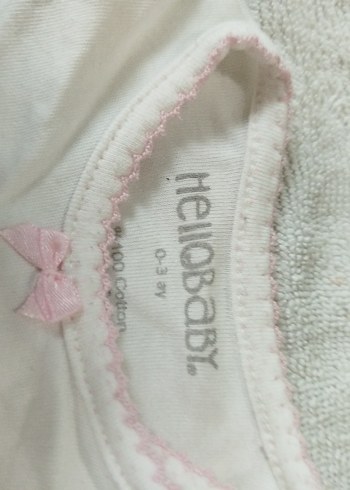 Fırfırlı Beyaz pembe Bebek takım - Görsel 2