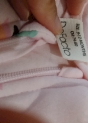 Çocuklar için Pastel Renkli Desenli Uyku Tulumu - Görsel 2