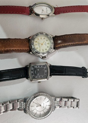 Renkli Kadın Saatleri Seti, Kemerli - Görsel 2