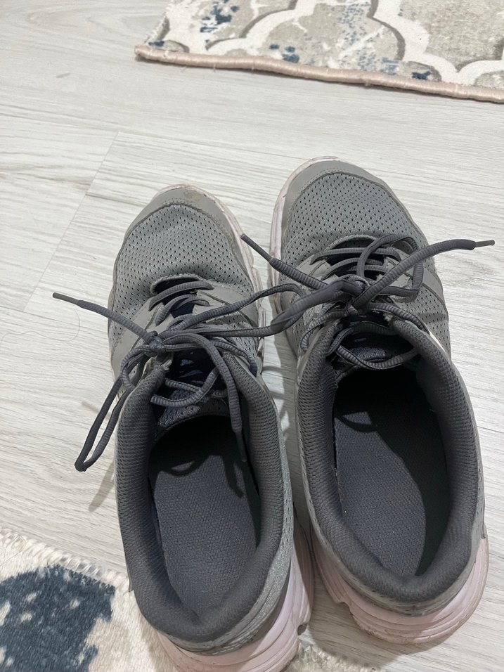 Gri Bağcıklı erkek Spor Ayakkabı - Görsel 3