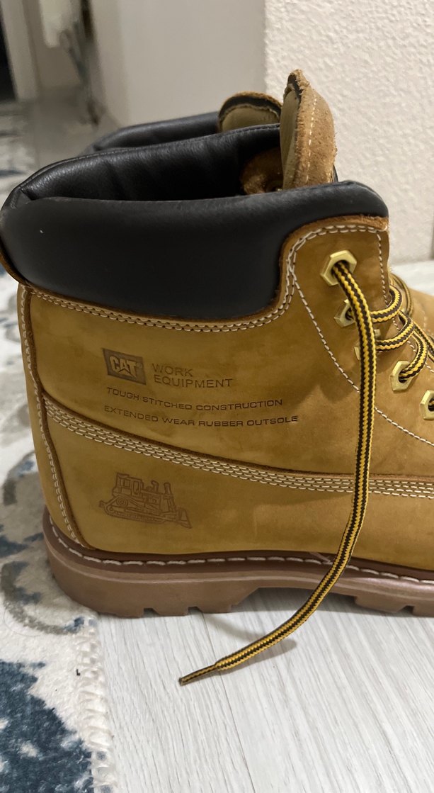 CAT Kahverengi Süet Erkek Bot - Görsel 2