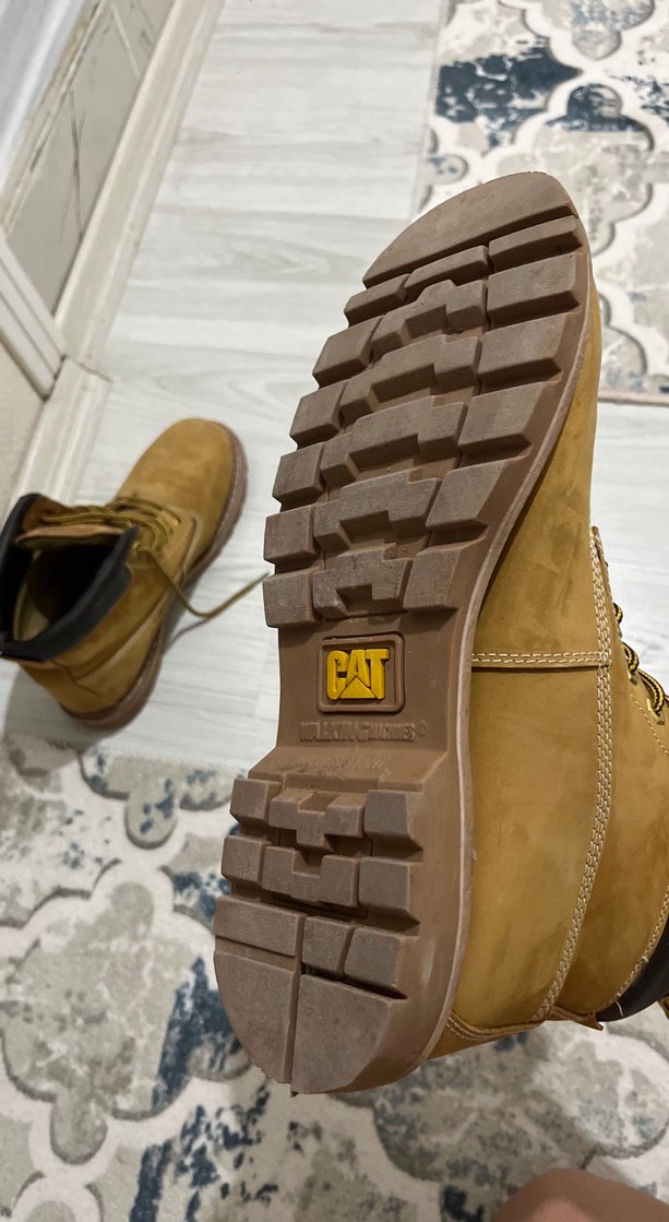 CAT Kahverengi Süet Erkek Bot - Görsel 5