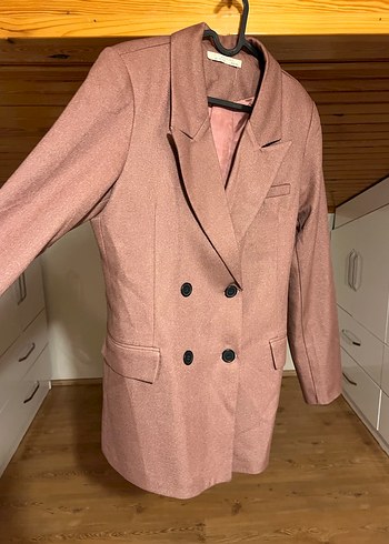 Gül kurusu Kadın Blazer Ceket - Görsel 2