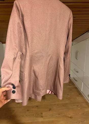 Gül kurusu Kadın Blazer Ceket - Görsel 4