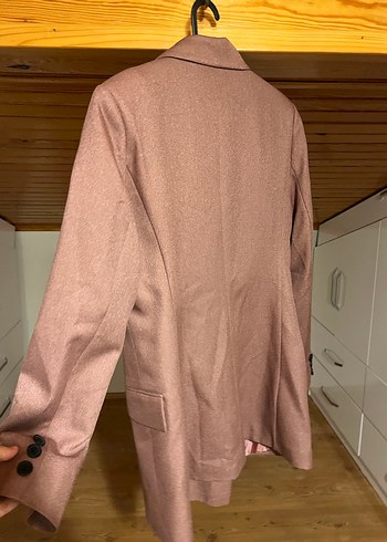 Gül kurusu Kadın Blazer Ceket - Görsel 3