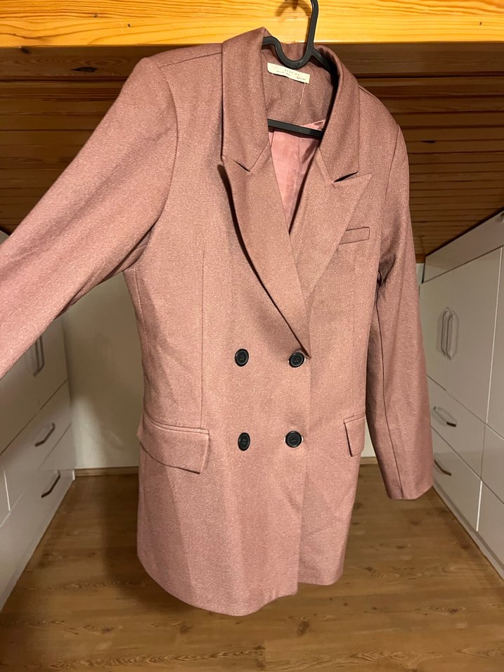 Gül kurusu Kadın Blazer Ceket - Görsel 2