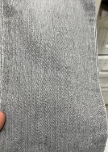 Gri Denim Kadın Jean Pantolon - Görsel 4