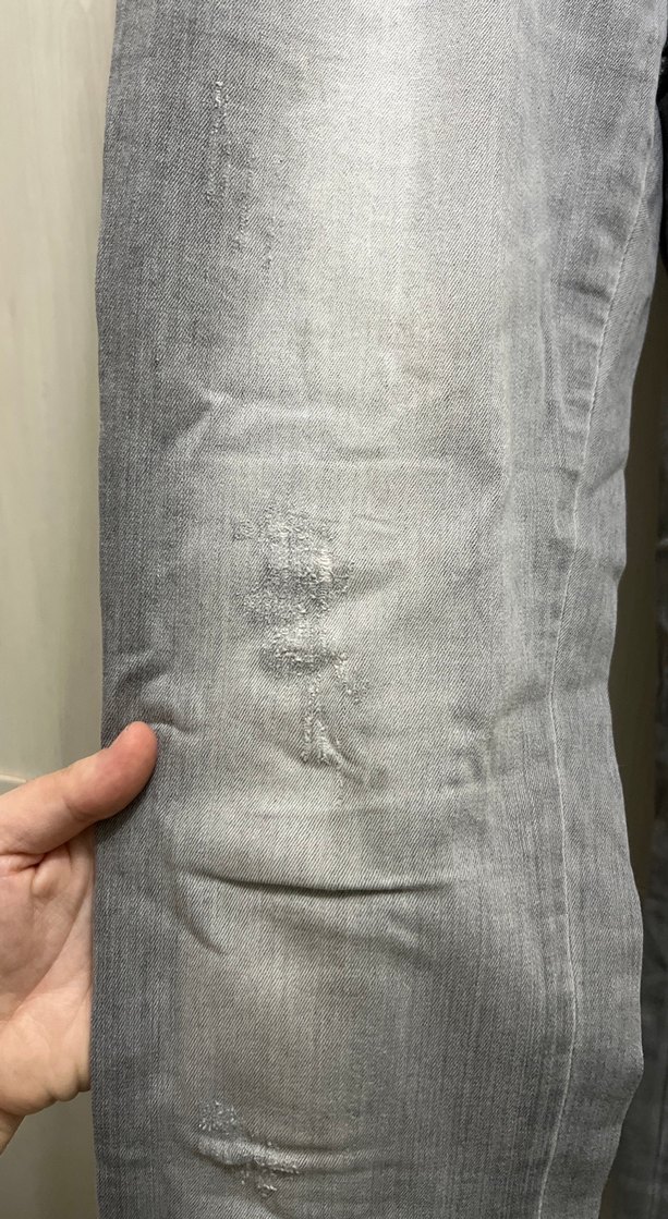 Gri Denim Kadın Jean Pantolon - Görsel 2