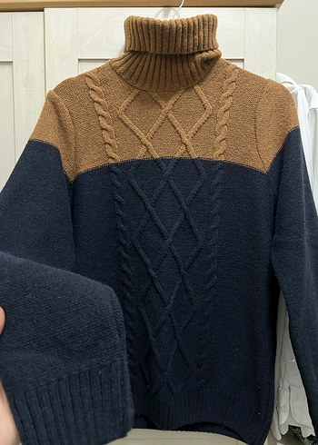 Boğazlı Örgü Kadın Kazak - Görsel 2